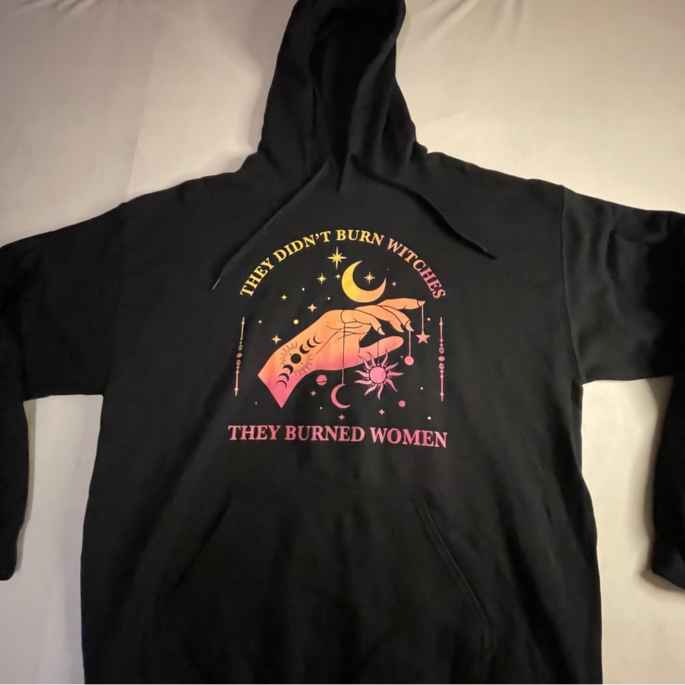 They Didn't Burn Witches‎ They Burned Women hoodie large black hoodie